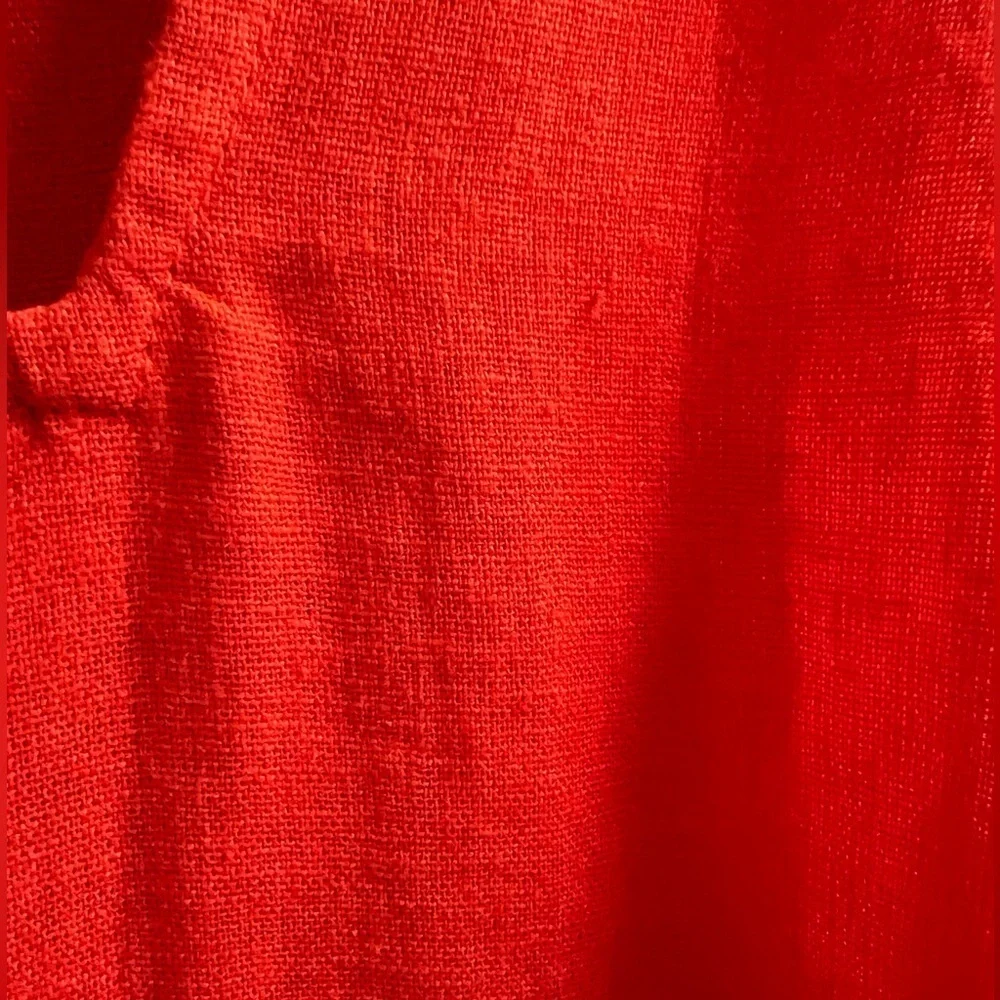 NWT$30  Lauren Conrad Orange Button Detail Tank Blouse XXL - Picture 7 of 10